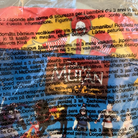 McDonalds Happy Meal Mulan #4 Shan-Yu action figure play toy New 1998 - Picture 3 of 4